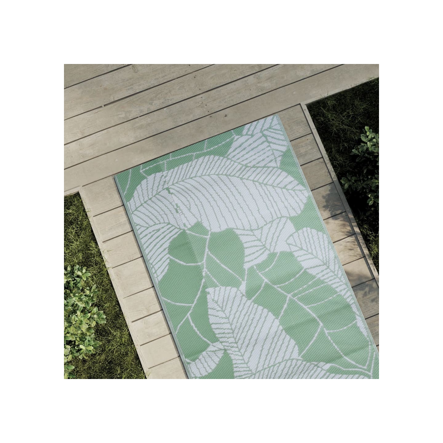 Tapis d'extérieur ARAKIL vert 80x150 cm PP