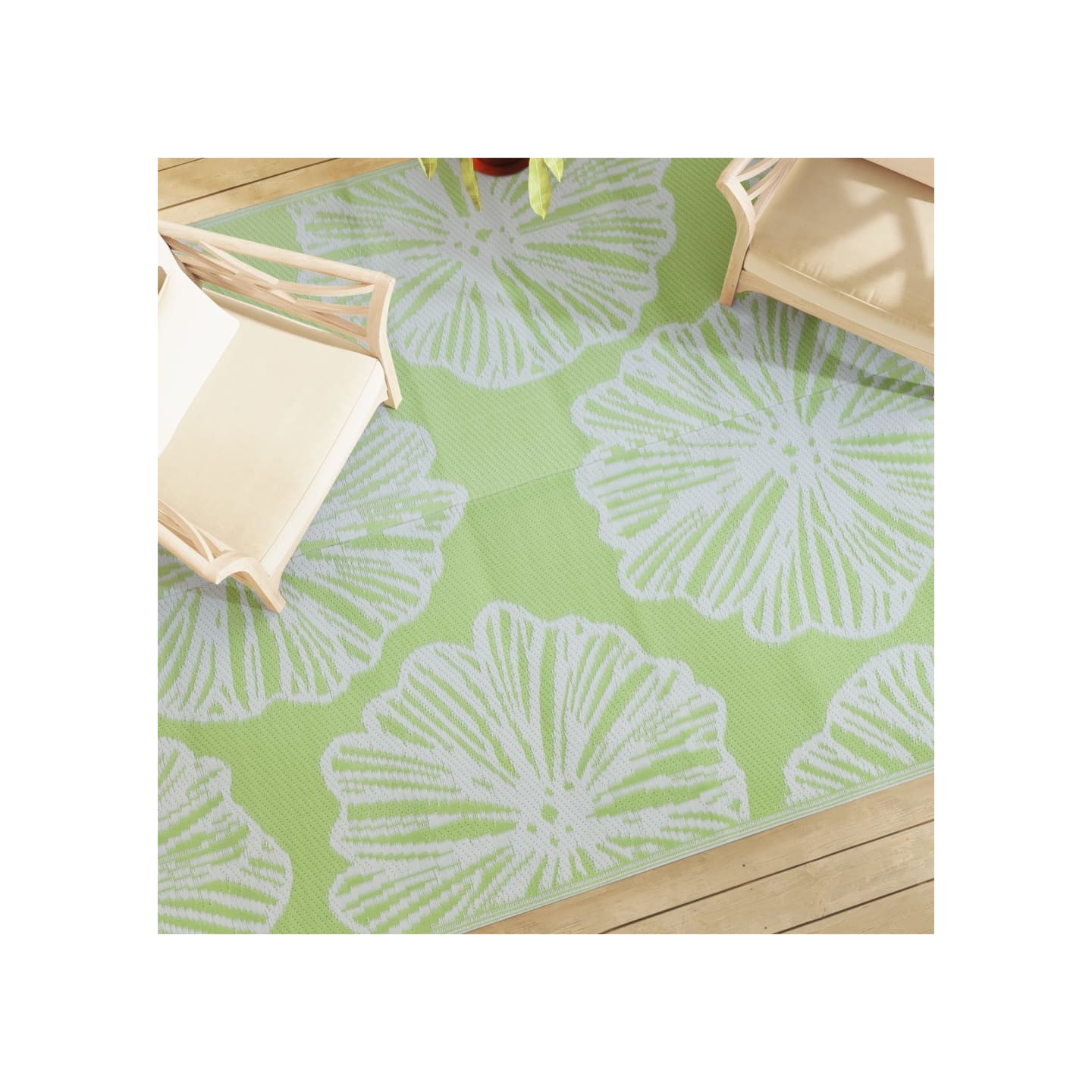 Tapis d'extérieur ARAKIL vert 190 x 290 cm PP