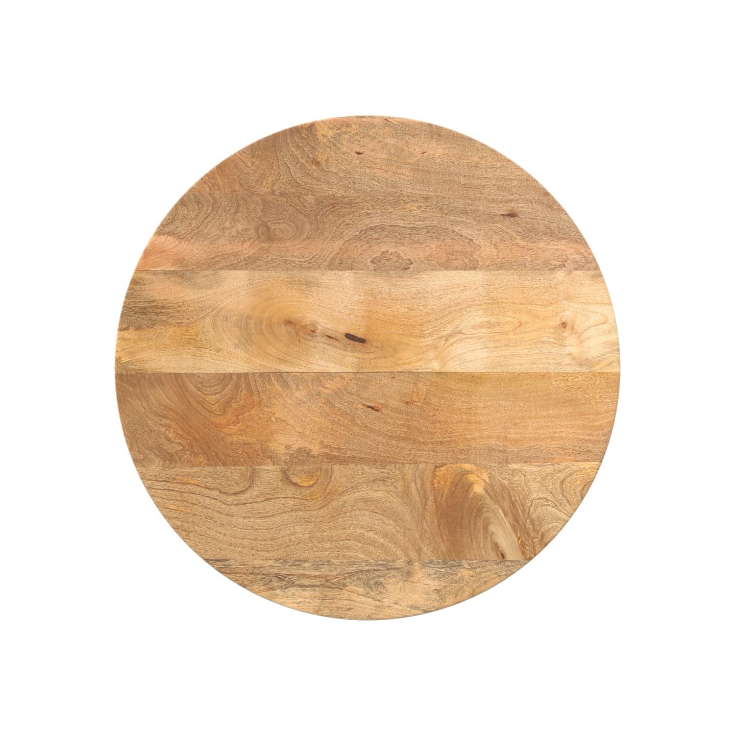 Dessus de table Ø 60x2,5 cm rond bois de manguier massif