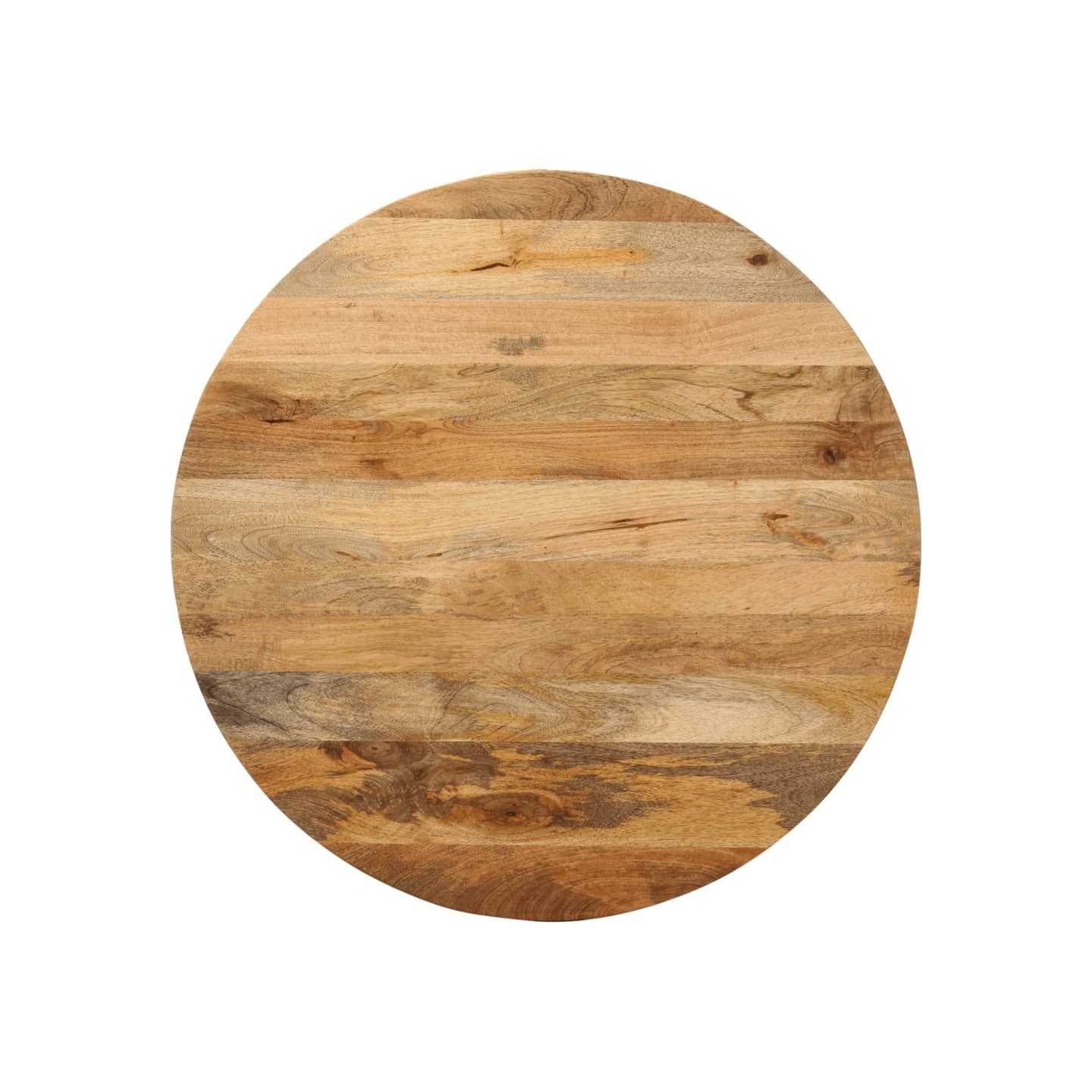 Dessus de table Ø 70x2,5 cm rond bois de manguier massif