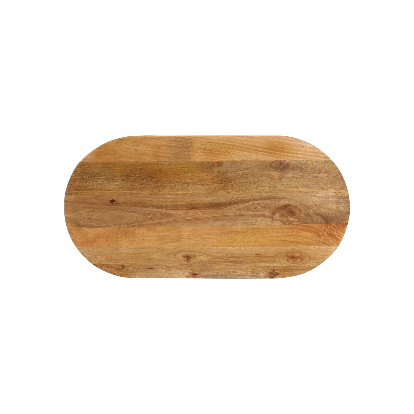 Dessus de table 100x40x2,5 cm ovale bois massif de manguier