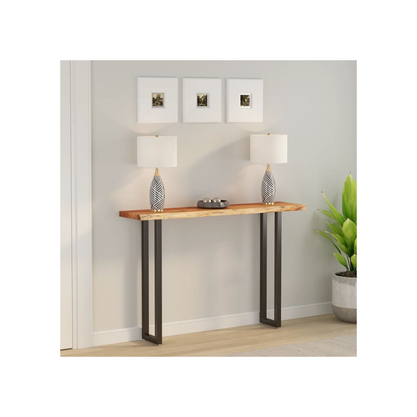 Dessus de table 140x30x2,5 cm rectangulaire bois massif acacia