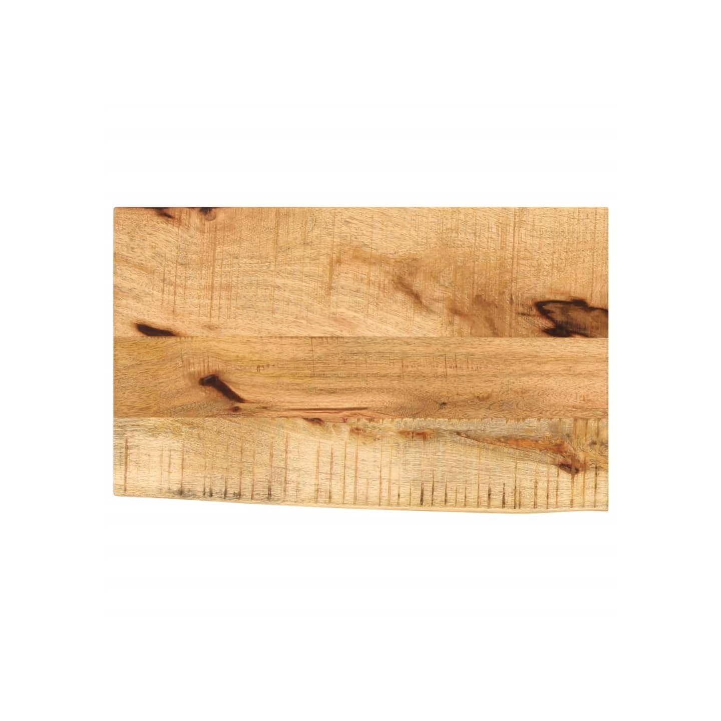 Dessus de table 50x30x2,5 cm bord vif bois massif manguier brut