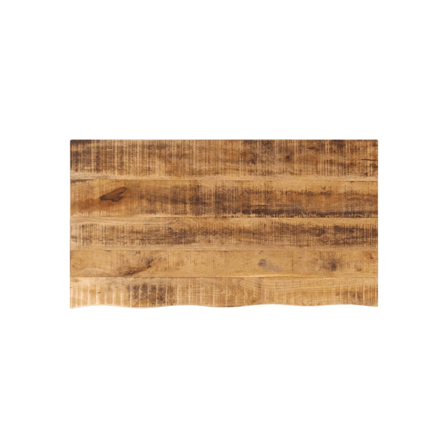 Dessus de table 100x60x2,5cm bord vif bois massif manguier brut