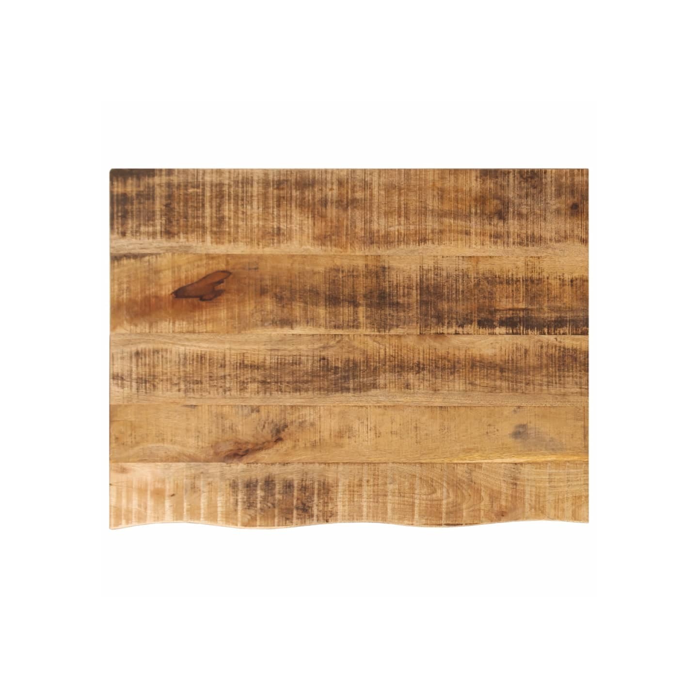 Dessus de table 70x60x2,5 cm bord vif bois massif manguier brut