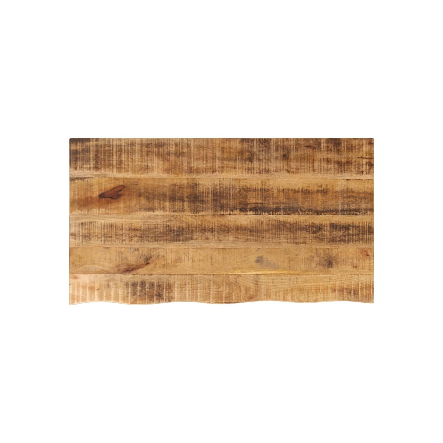 Dessus de table 110x60x2,5cm bord vif bois massif manguier brut