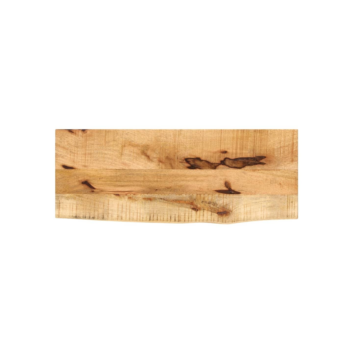 Dessus de table 70x40x3,8 cm bord vif bois massif manguier brut