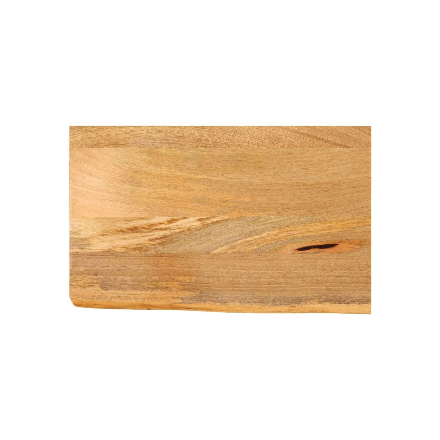 Dessus de table à bord vivant 40x20x2,5 cm bois massif manguier