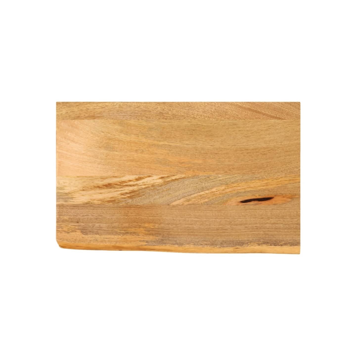 Dessus de table à bord vivant 60x20x2,5 cm bois massif manguier