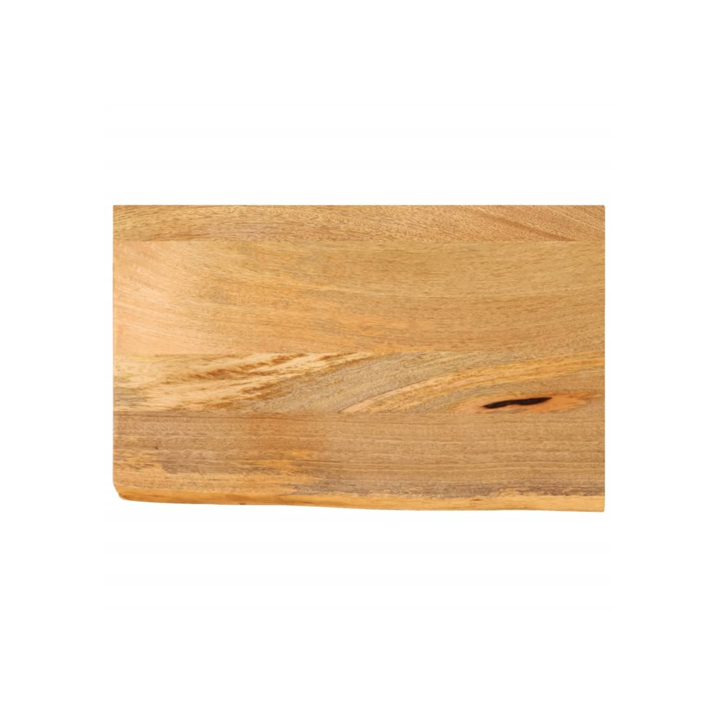 Dessus de table à bord vivant 50x20x3,8 cm bois massif manguier