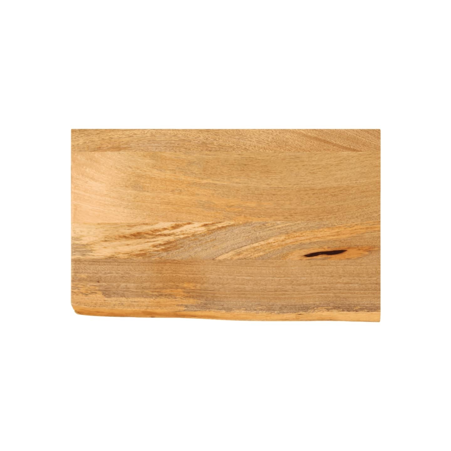 Dessus de table à bord vivant 50x30x3,8 cm bois massif manguier