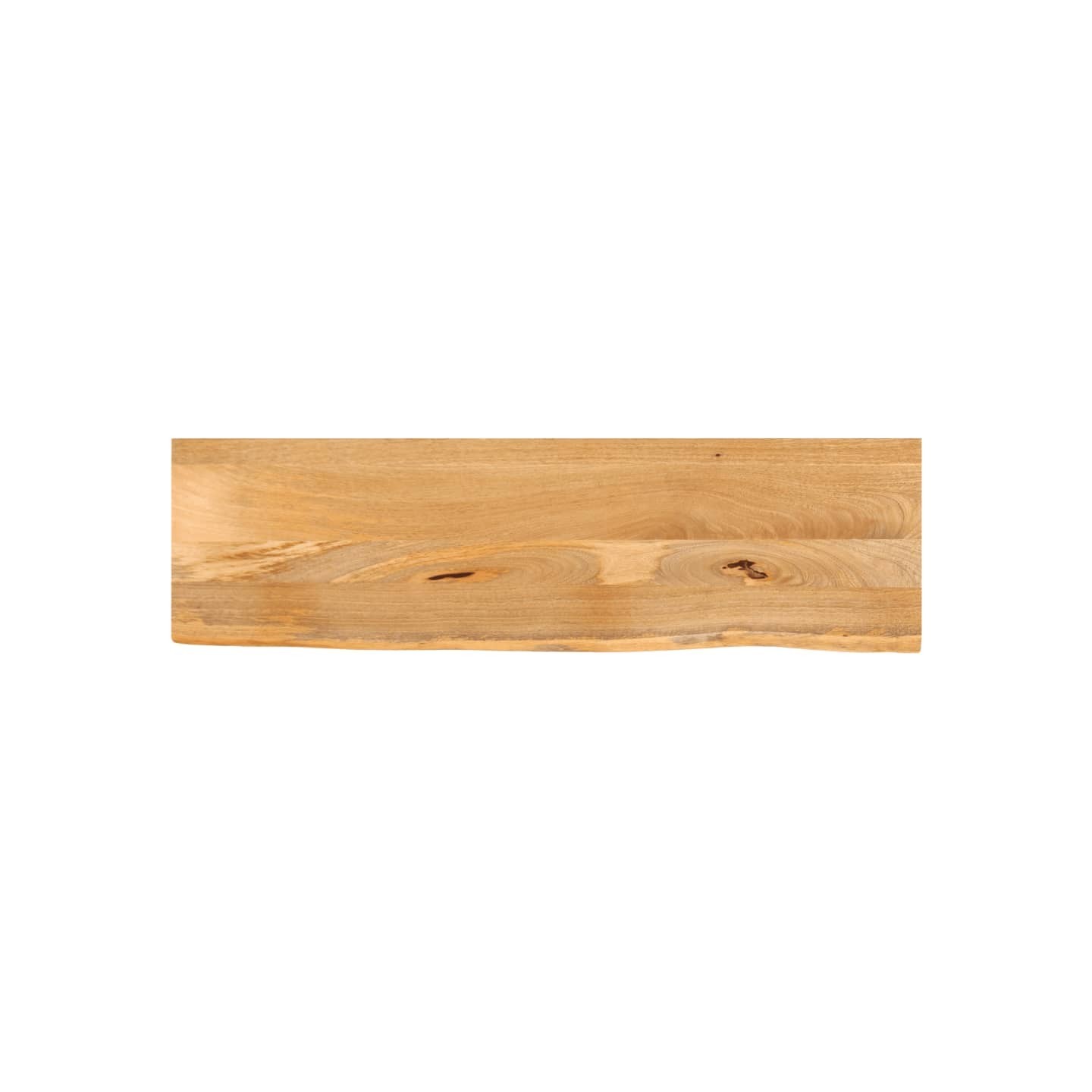 Dessus de table à bord vivant 100x40x3,8cm bois massif manguier