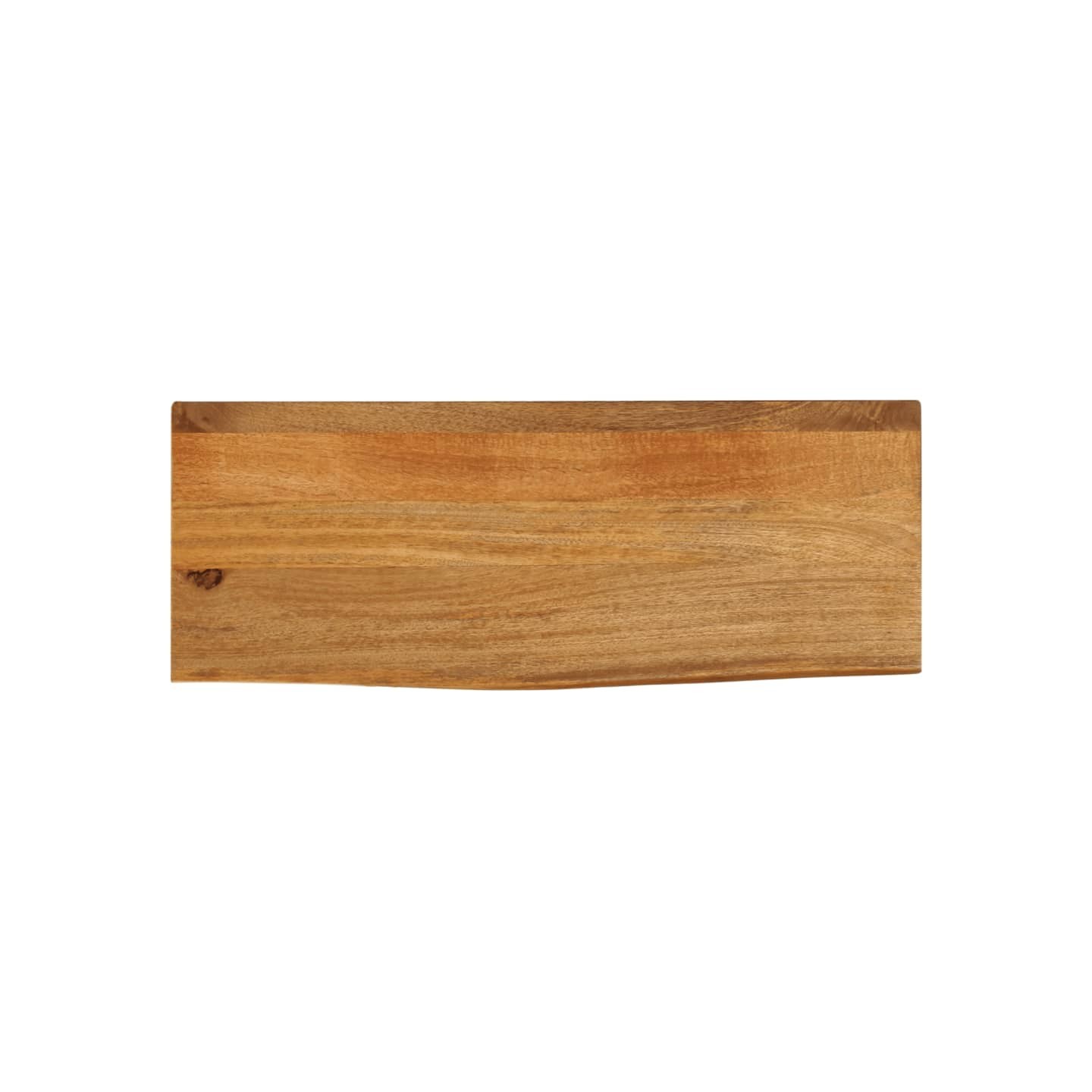Dessus de table à bord vivant 70x40x2,5 cm bois massif manguier