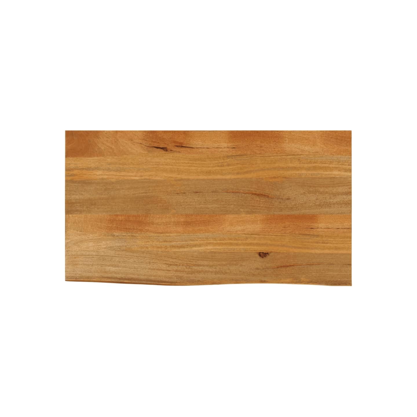 Dessus de table à bord vivant 110x60x3,8cm bois massif manguier