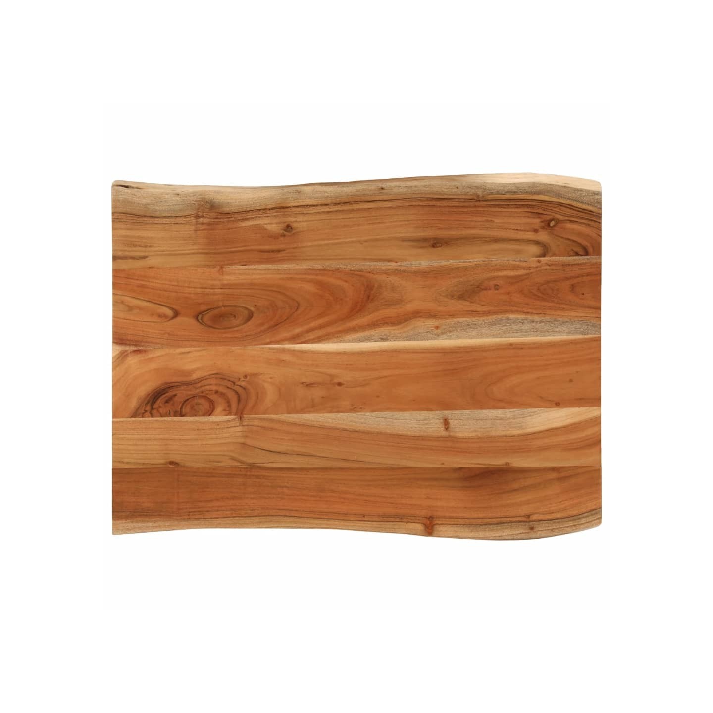 Dessus de table 90x60x2,5 cm rectangulaire bois massif d'acacia