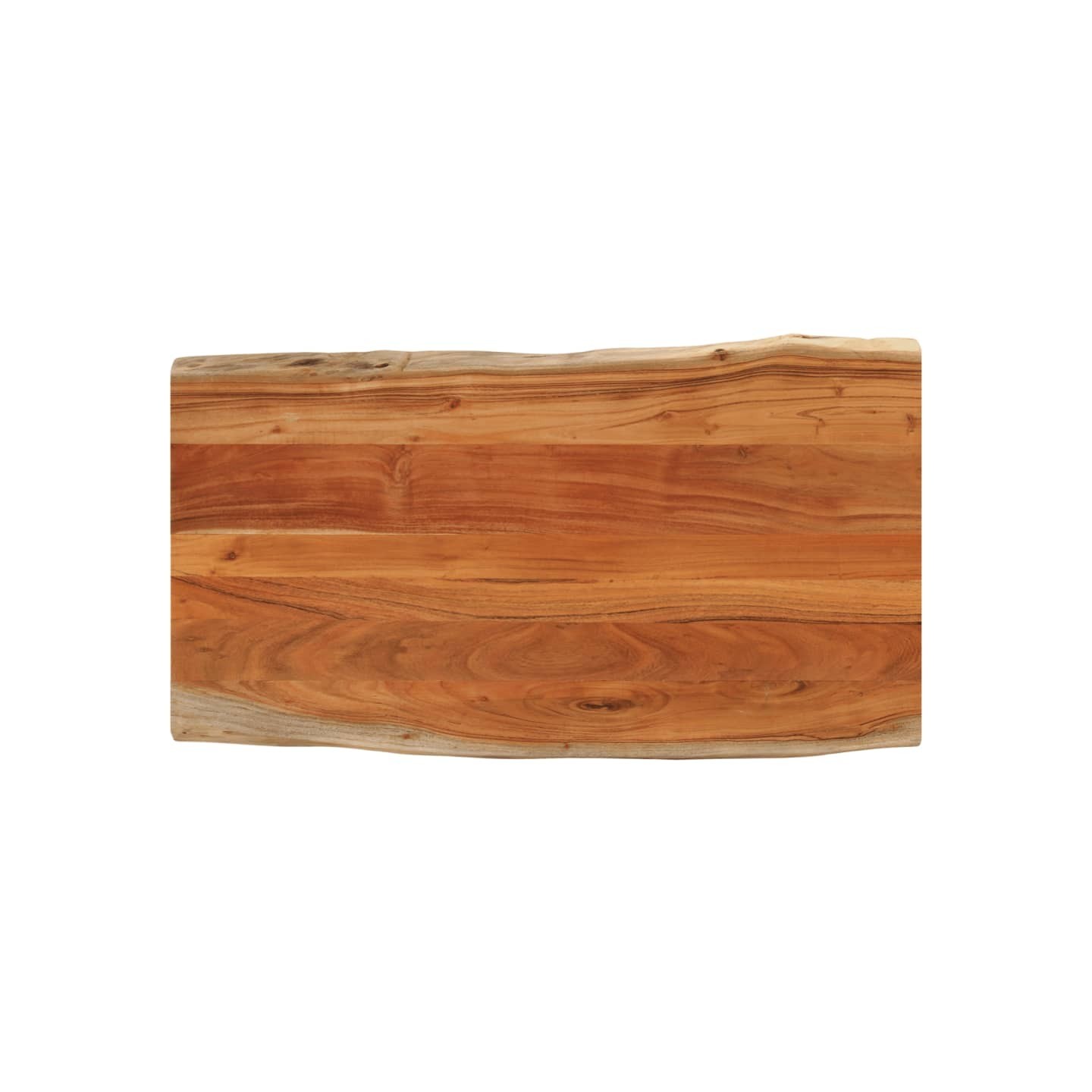 Dessus de table 120x60x2,5cm rectangulaire bois massif d'acacia