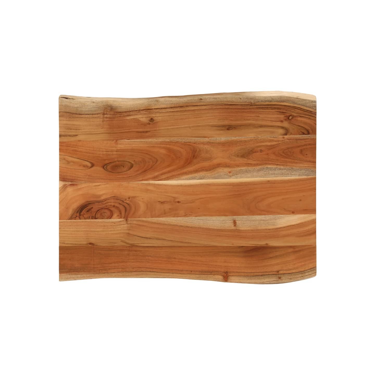 Dessus de table 80x60x3,8 cm rectangulaire bois massif d'acacia