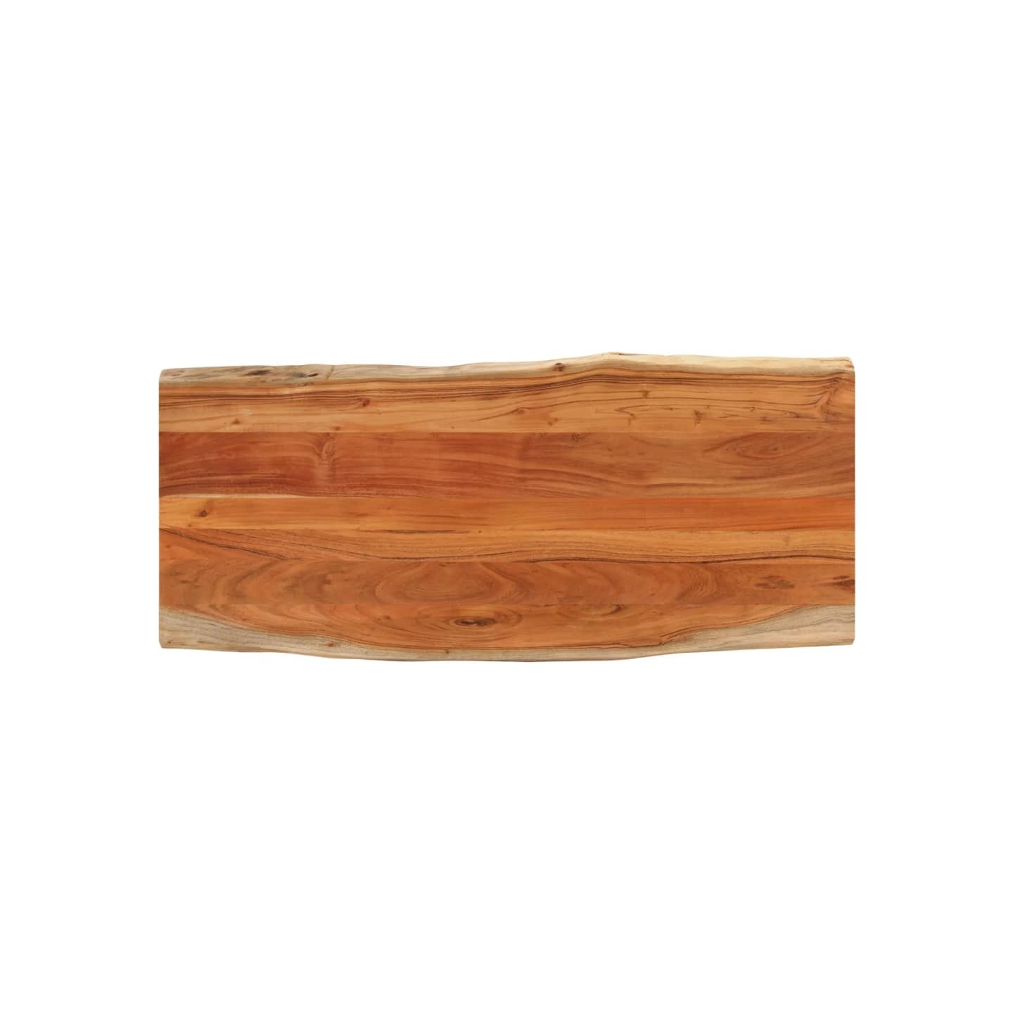 Dessus de table 140x60x3,8cm rectangulaire bois massif d'acacia