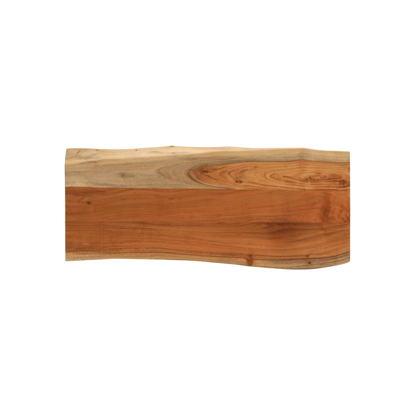 Dessus de table 100x40x3,8 cm rectangulaire bois massif acacia