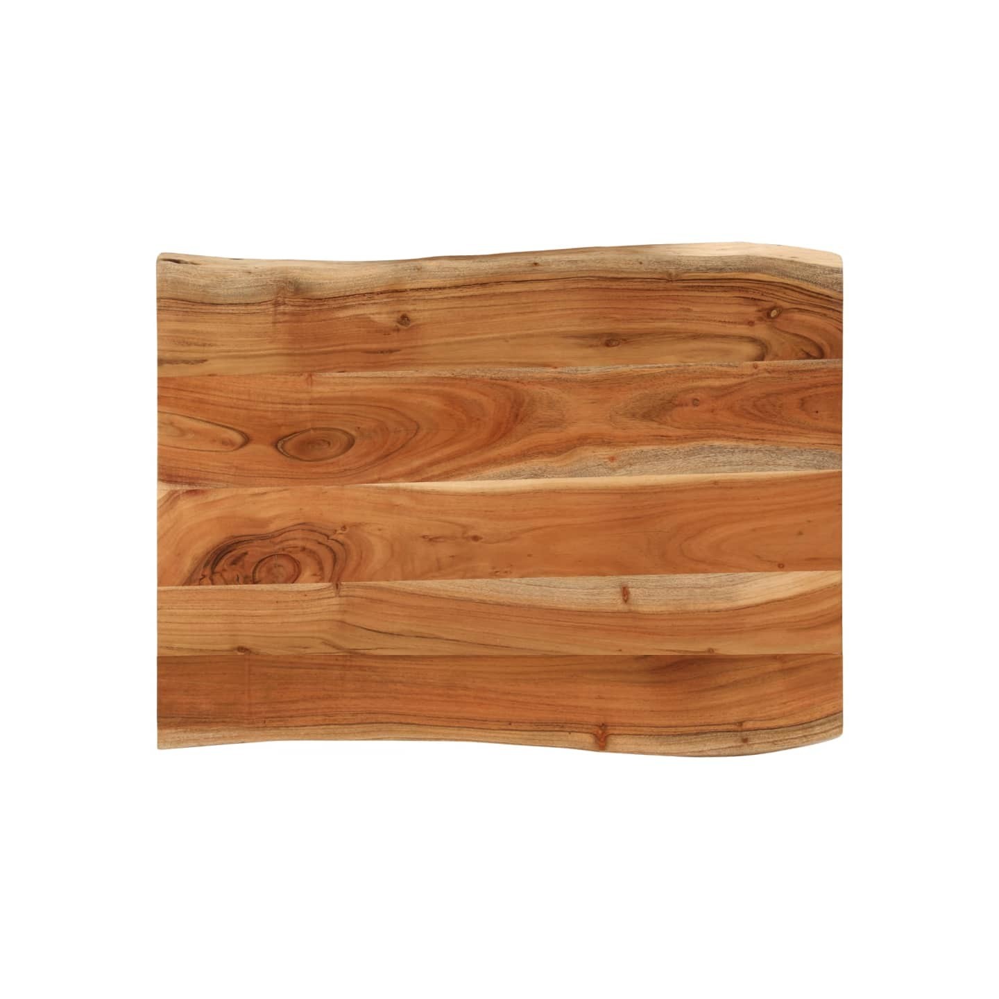 Dessus de table 90x60x3,8 cm rectangulaire bois massif d'acacia