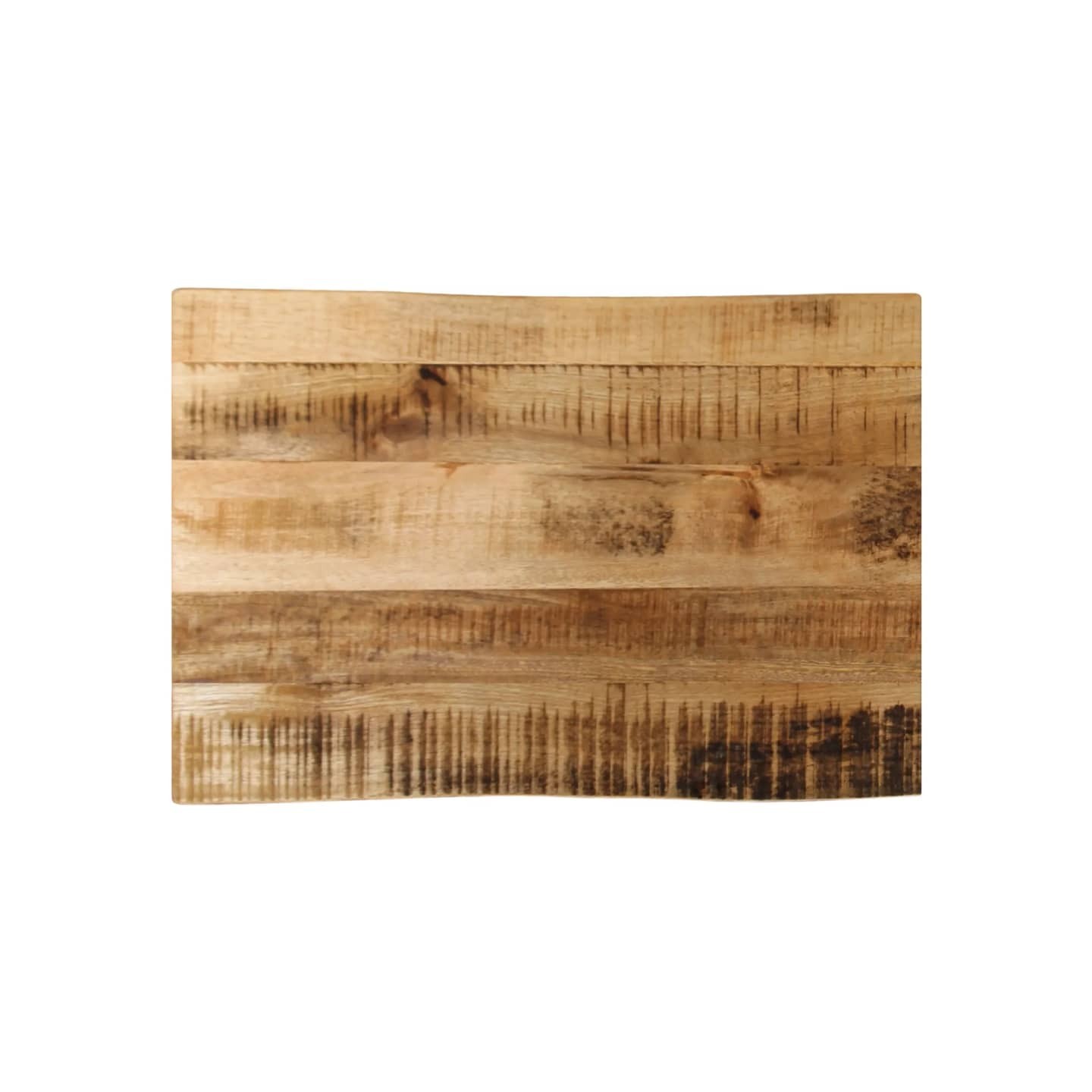 Dessus de table bord vivant 60x40x2,5 cm bois de manguier brut