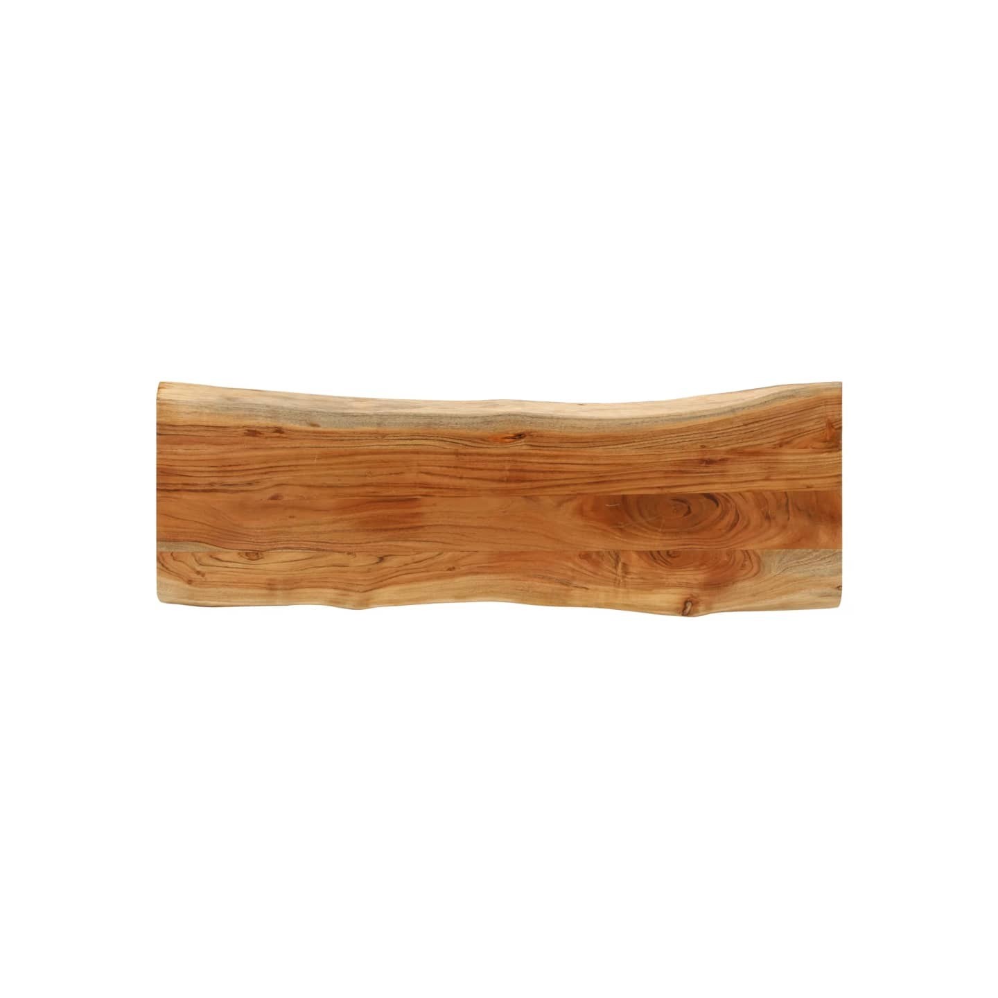 Dessus de table 110x40x3,8 cm rectangulaire bois massif acacia