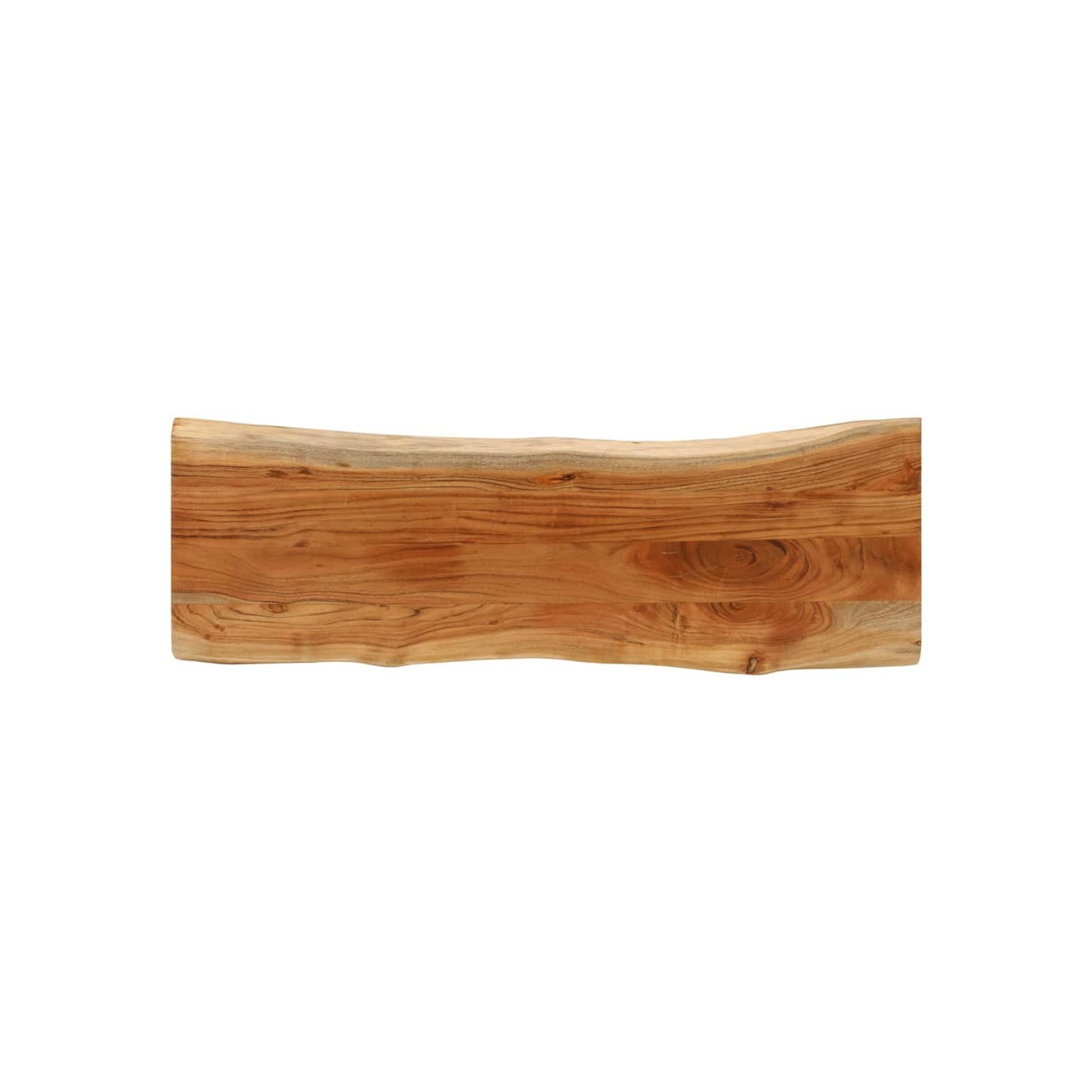 Dessus de table 120x40x3,8 cm rectangulaire bois massif acacia