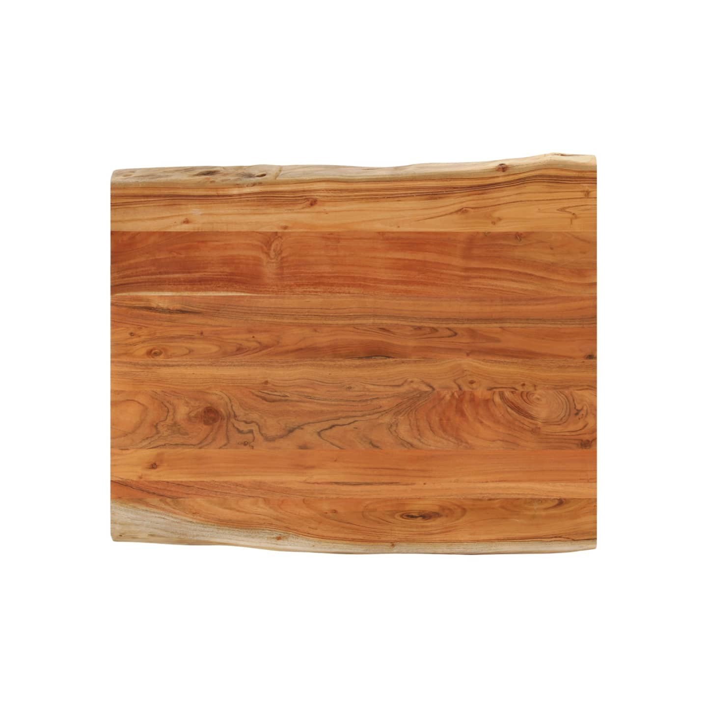 Dessus de table 110x80x3,8 cm rectangulaire bois massif acacia