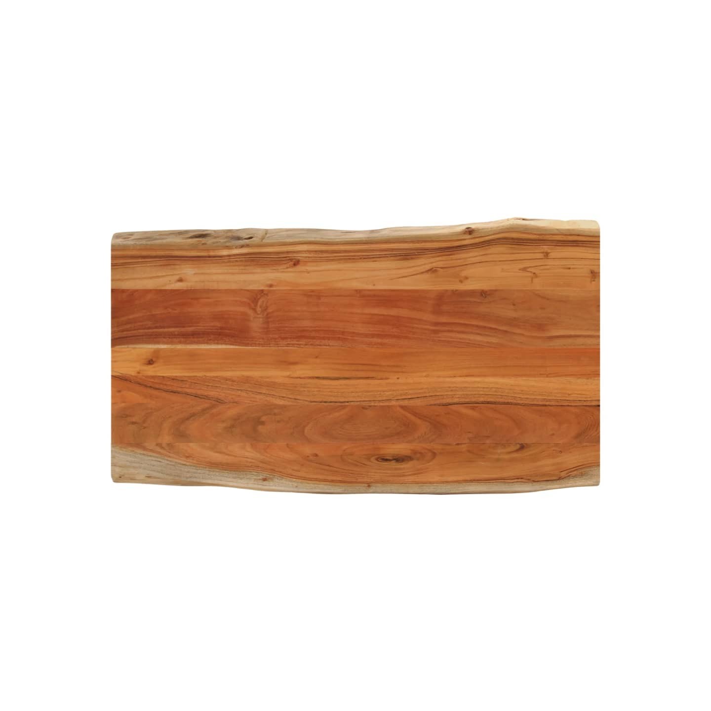Dessus de table 110x60x3,8cm rectangulaire bois massif d'acacia