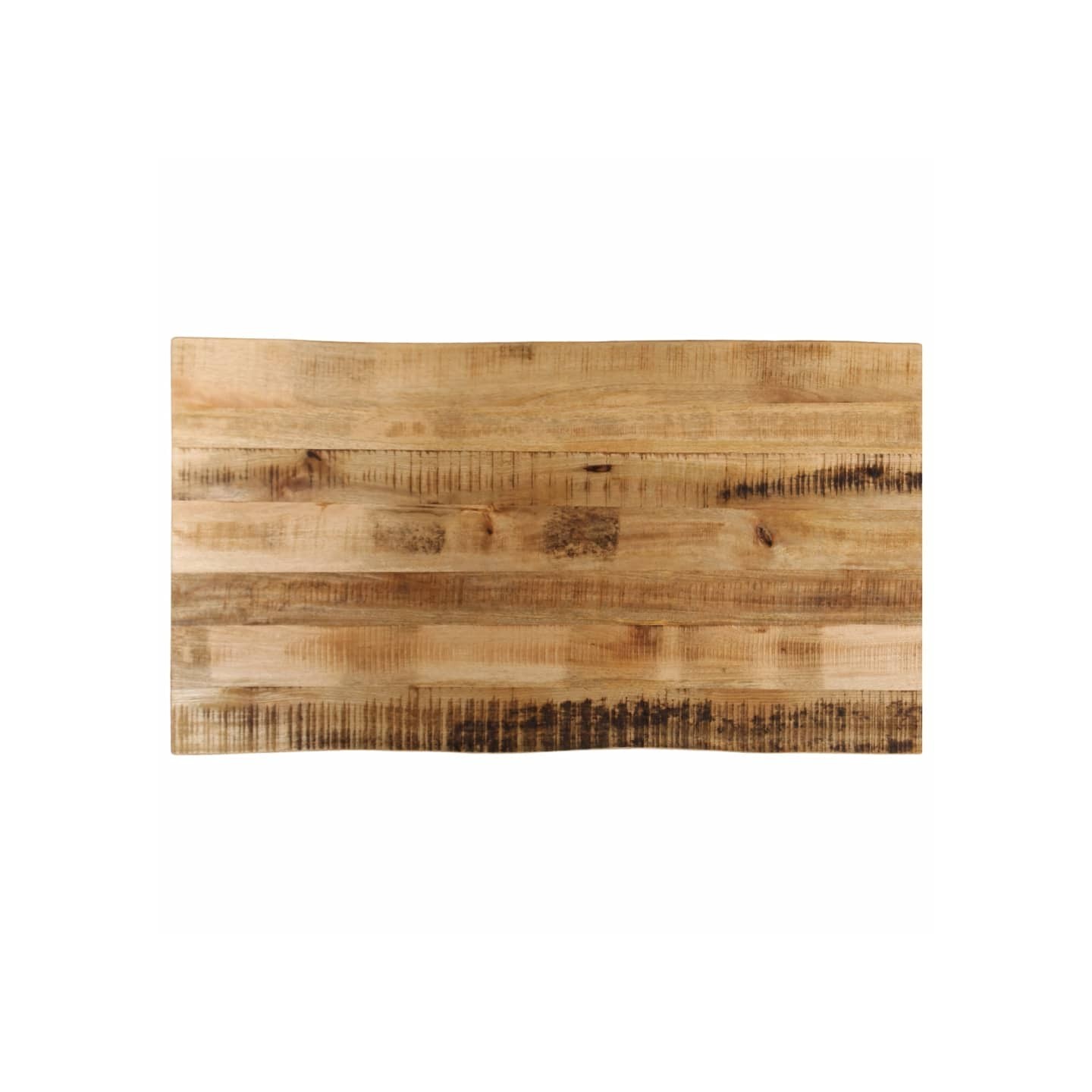 Dessus de table bord vivant 110x60x2,5 cm bois de manguier brut