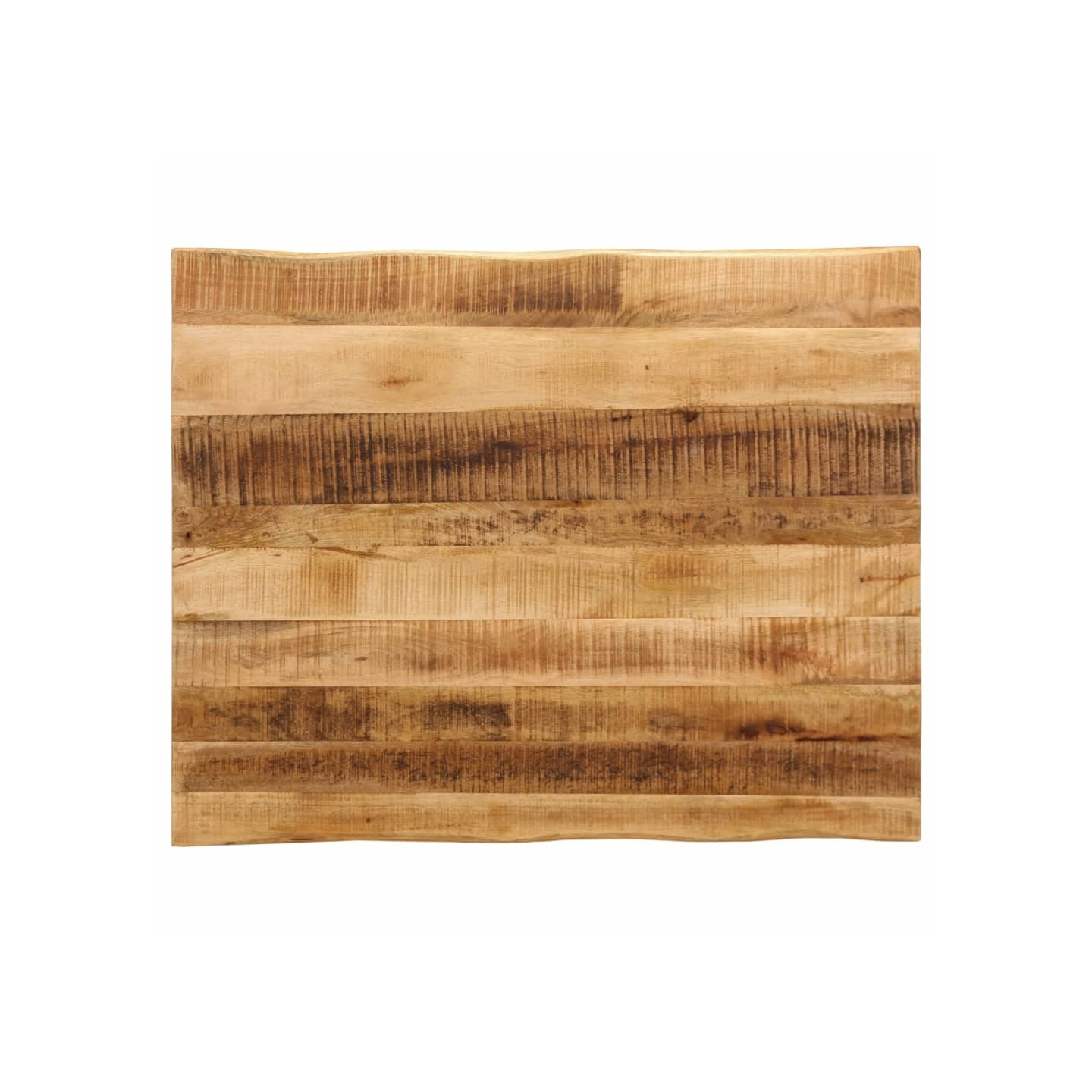 Dessus de table bord vivant 110x80x2,5 cm bois de manguier brut