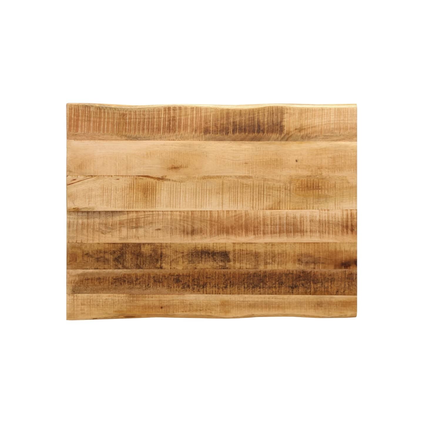 Dessus de table bord vivant 90x60x2,5 cm bois de manguier brut