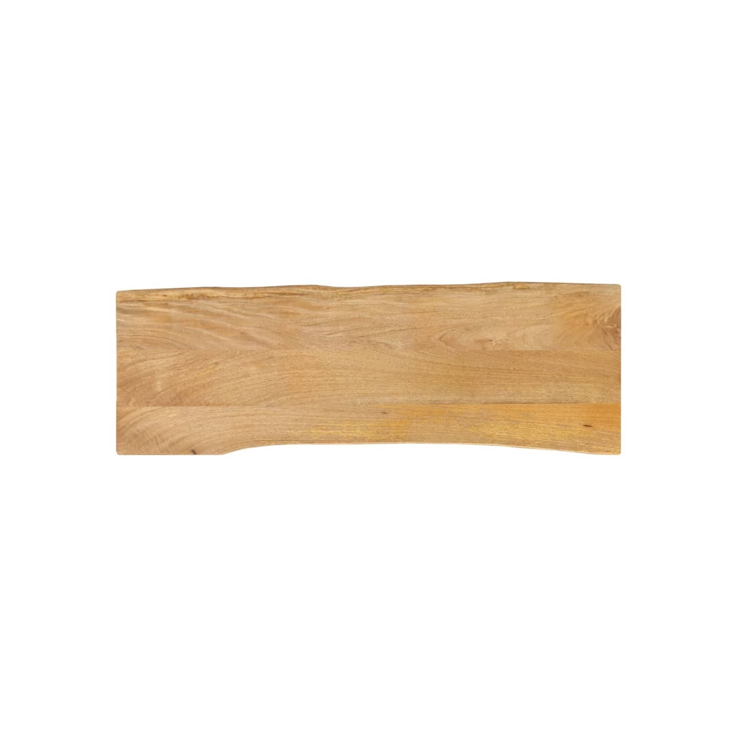 Dessus de table 110x40x2,5 cm bord vivant bois massif manguier