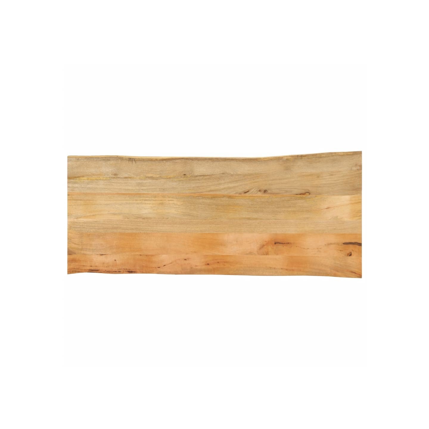 Dessus de table 140x60x2,5 cm bord vivant bois massif manguier