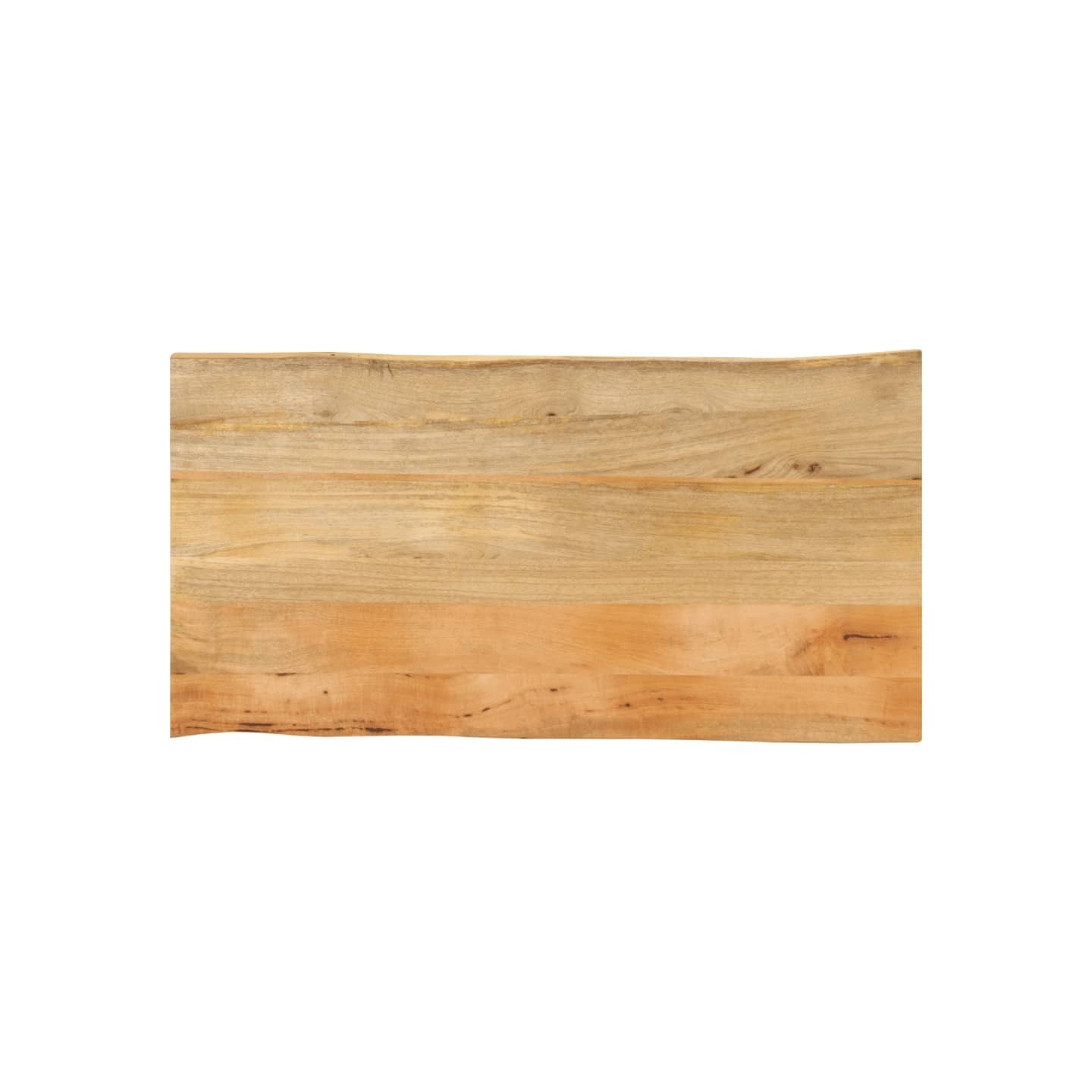 Dessus de table 110x60x2,5 cm bord vivant bois massif manguier