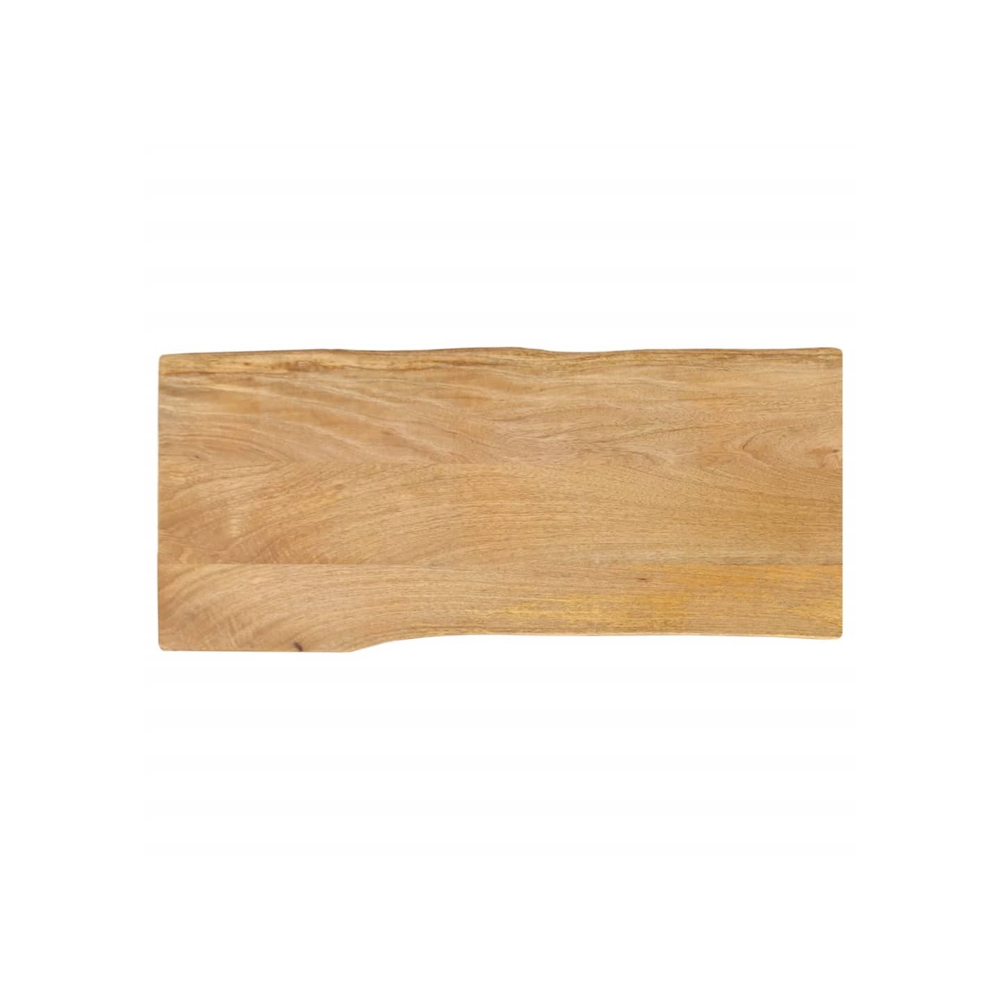 Dessus de table 100x40x3,8 cm bord vivant bois massif manguier