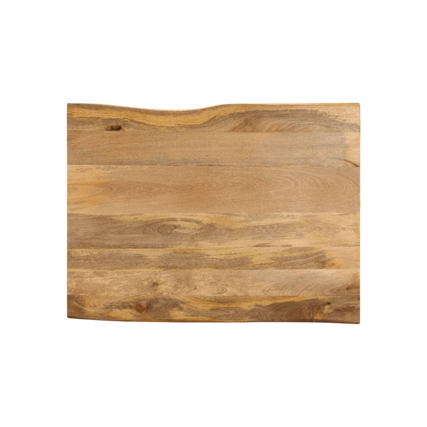 Dessus de table 110x80x2,5 cm bord vivant bois massif manguier