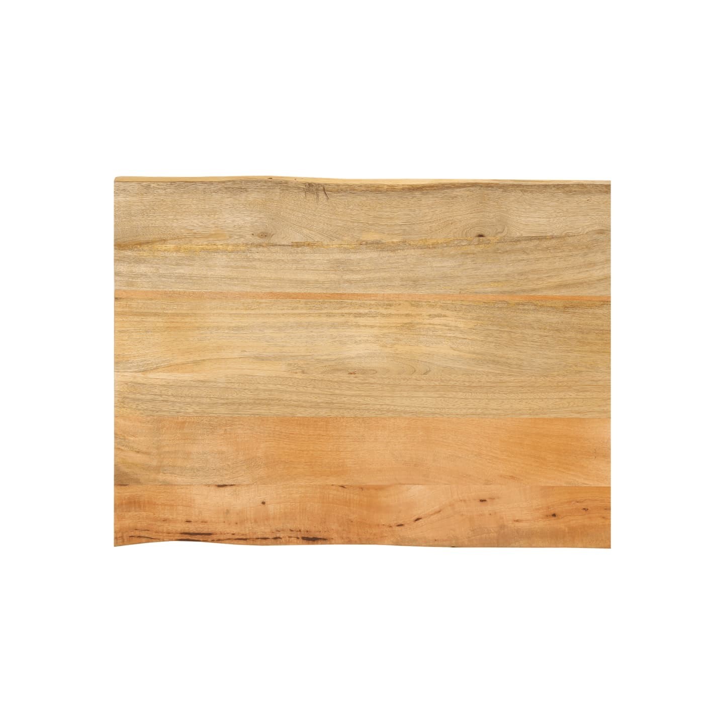 Dessus de table 70x60x3,8 cm bord vivant bois massif manguier