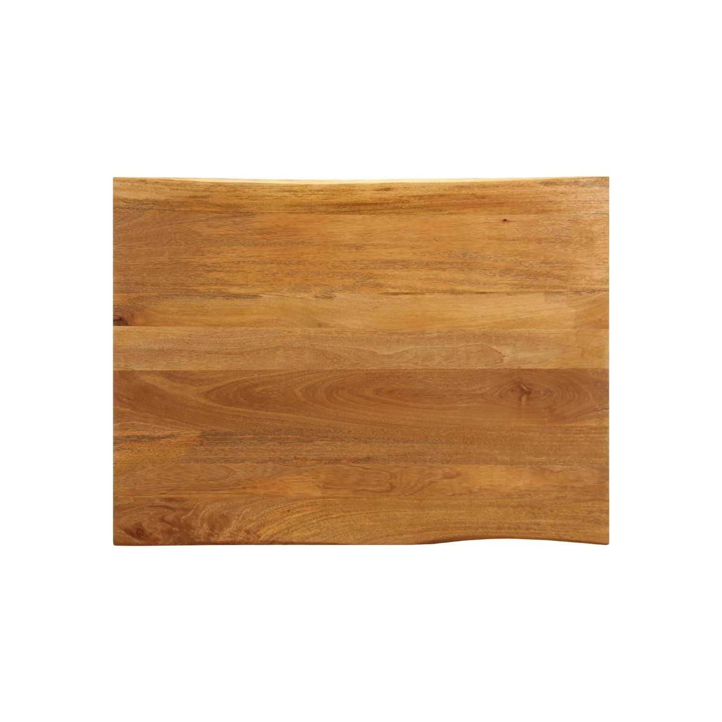 Dessus de table 90x80x2,5 cm bord vivant bois massif manguier