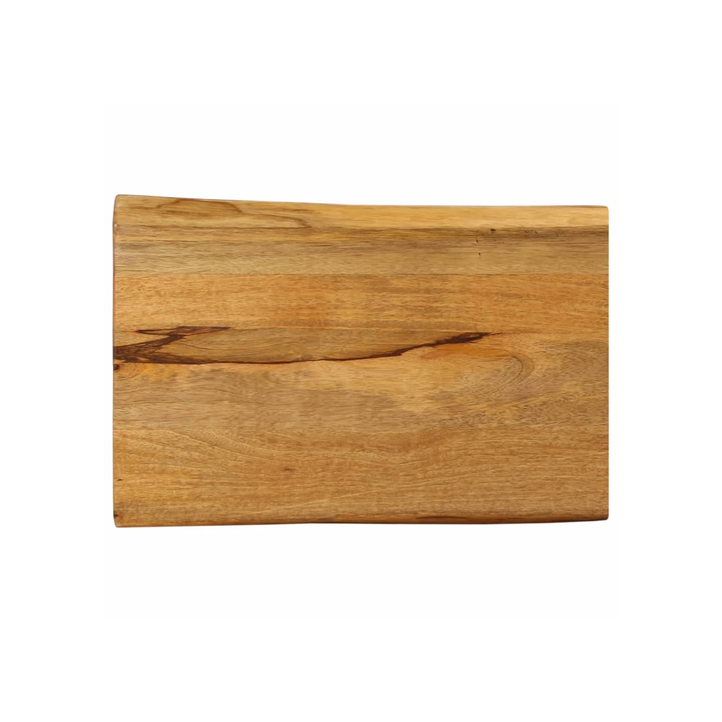Dessus de table 60x40x3,8 cm bord vivant bois massif manguier