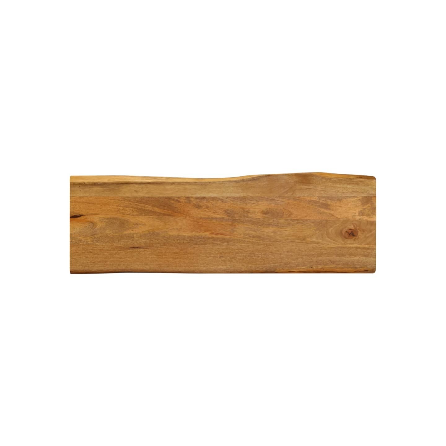 Dessus de table 120x40x3,8 cm bord vivant bois massif manguier