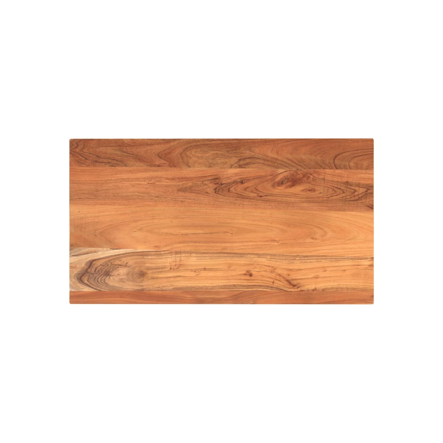 Dessus de table 110x50x2,5cm rectangulaire bois massif d'acacia