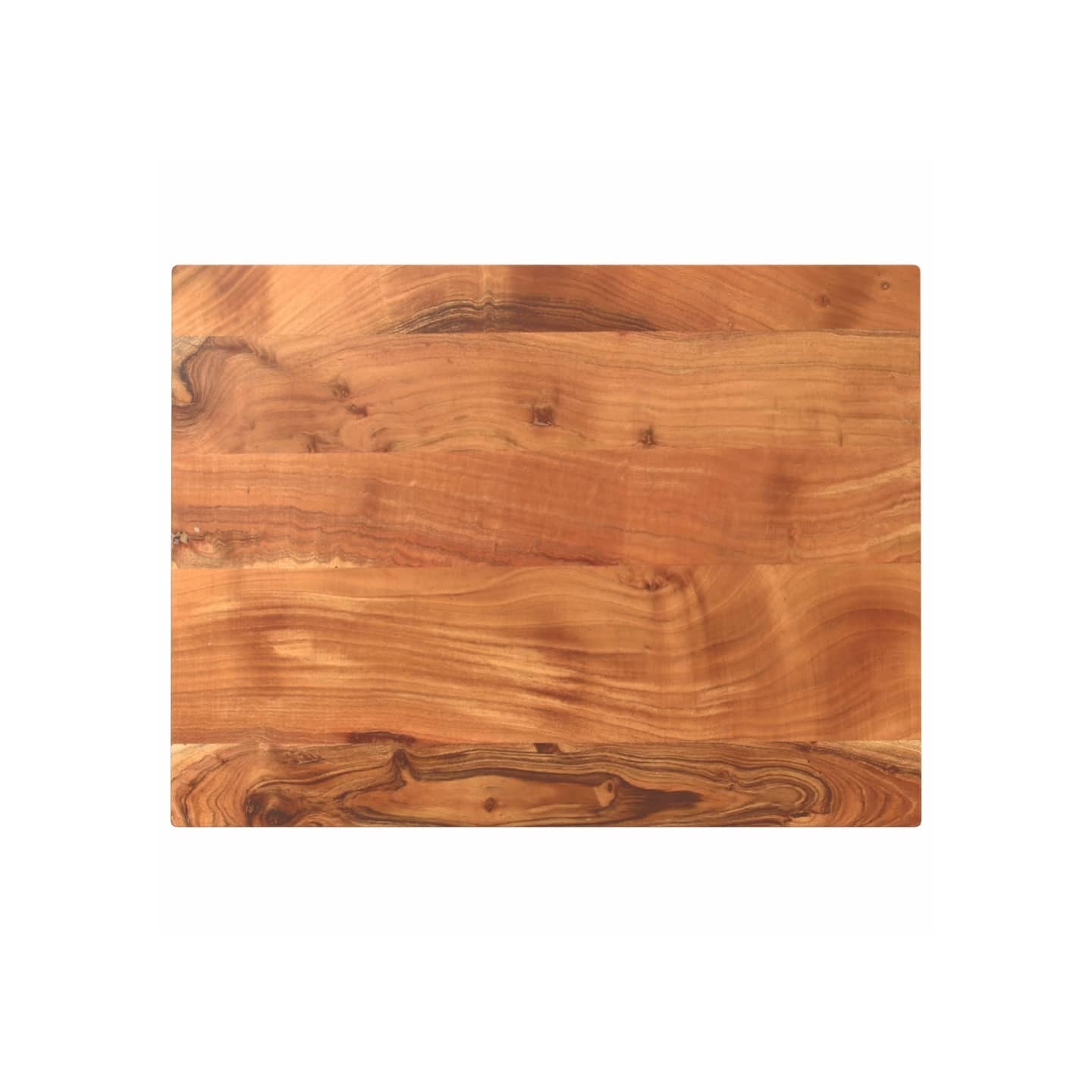 Dessus de table 80x50x2,5 cm rectangulaire bois massif d'acacia