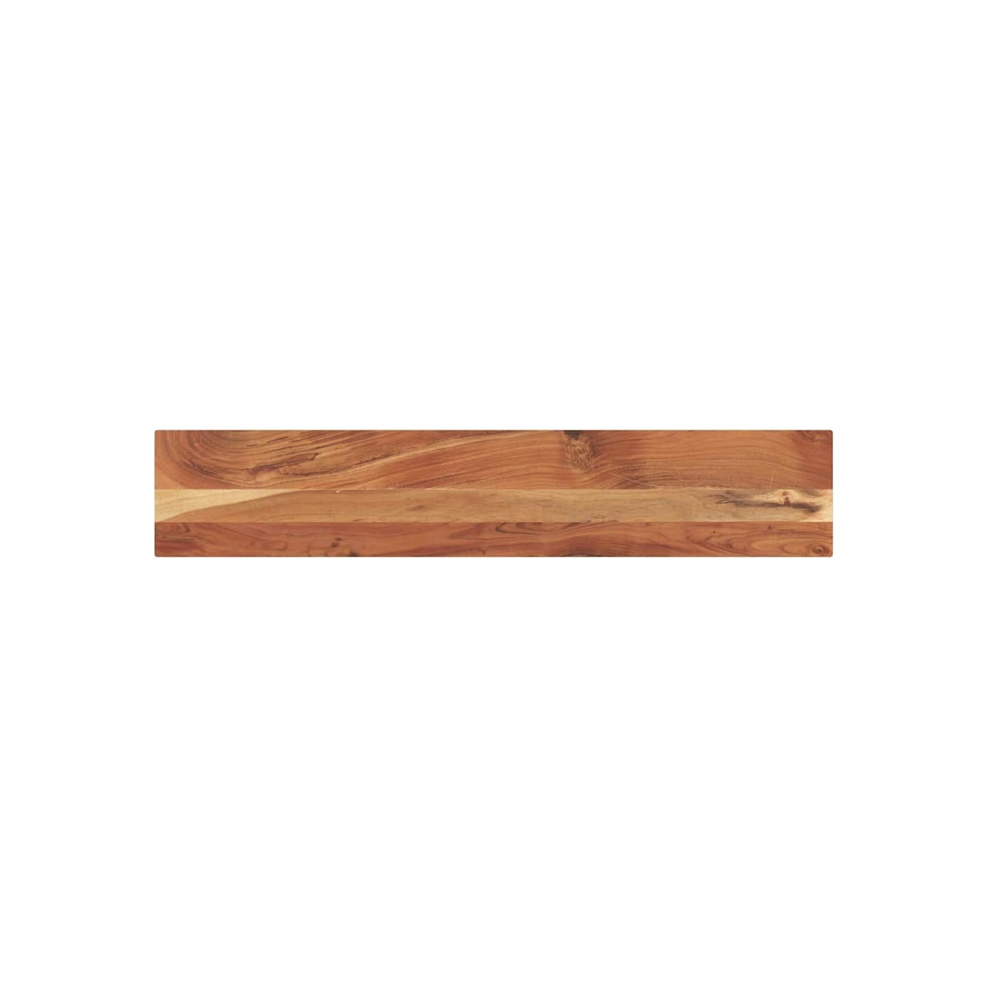 Dessus de table 180x20x3,8cm rectangulaire bois massif d'acacia