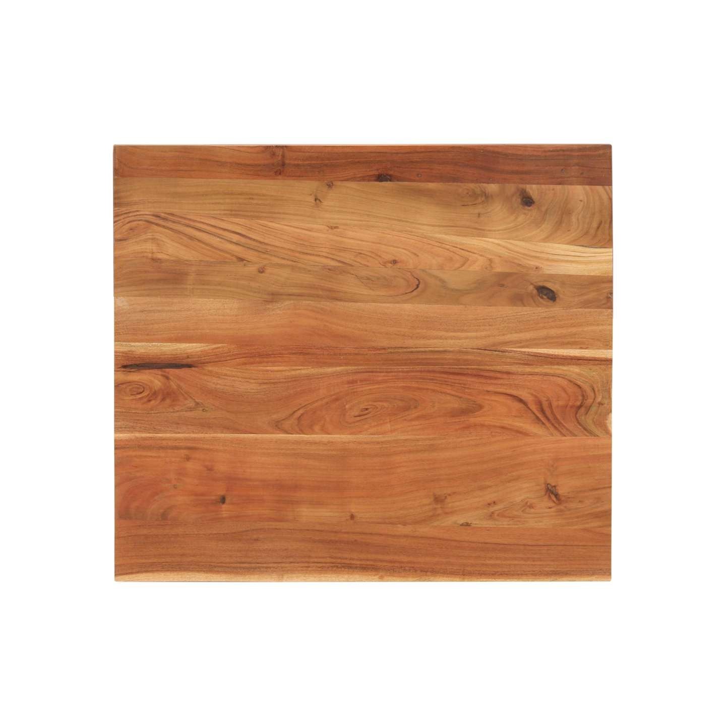 Dessus de table 90x80x2,5 cm rectangulaire bois massif d'acacia