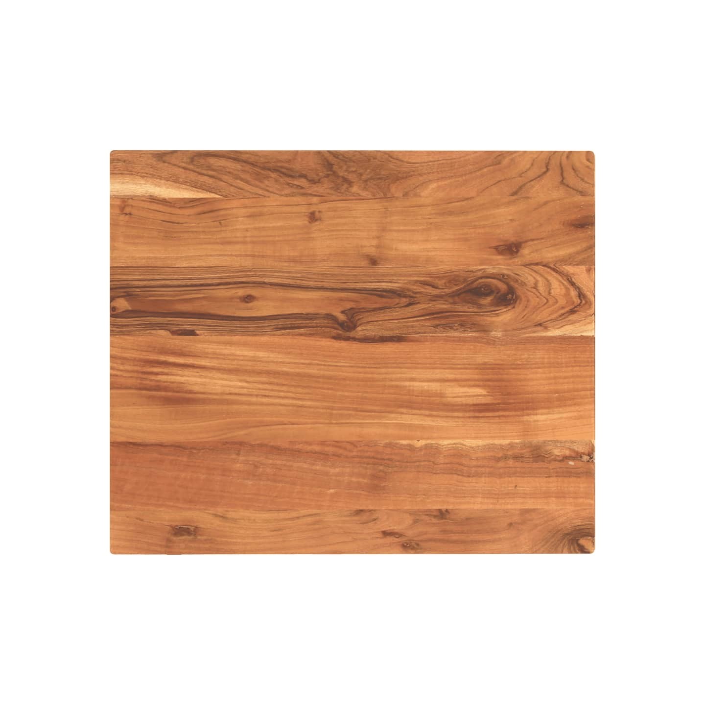 Dessus de table 60x50x3,8 cm rectangulaire bois massif d'acacia