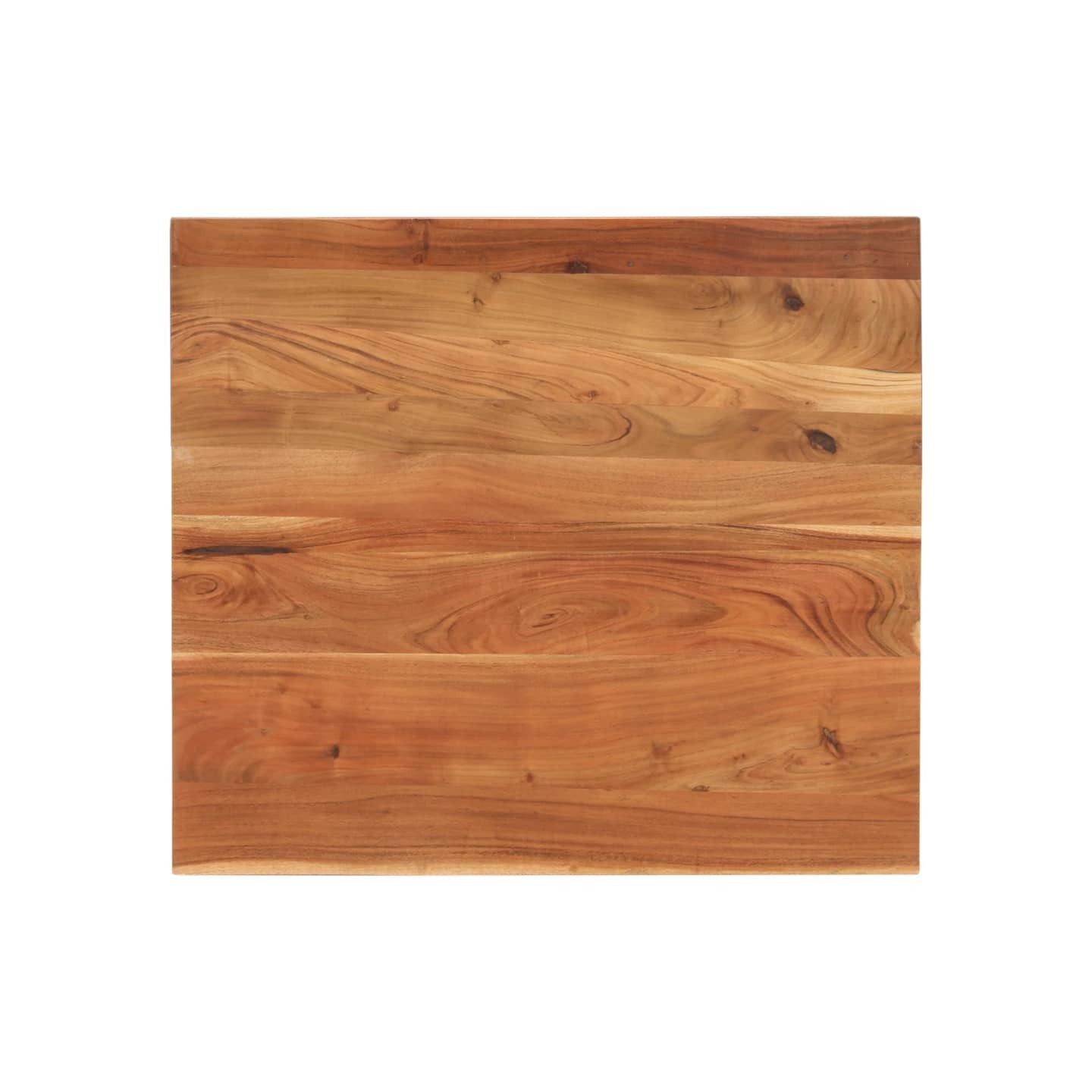 Dessus de table 100x80x2,5cm rectangulaire bois massif d'acacia