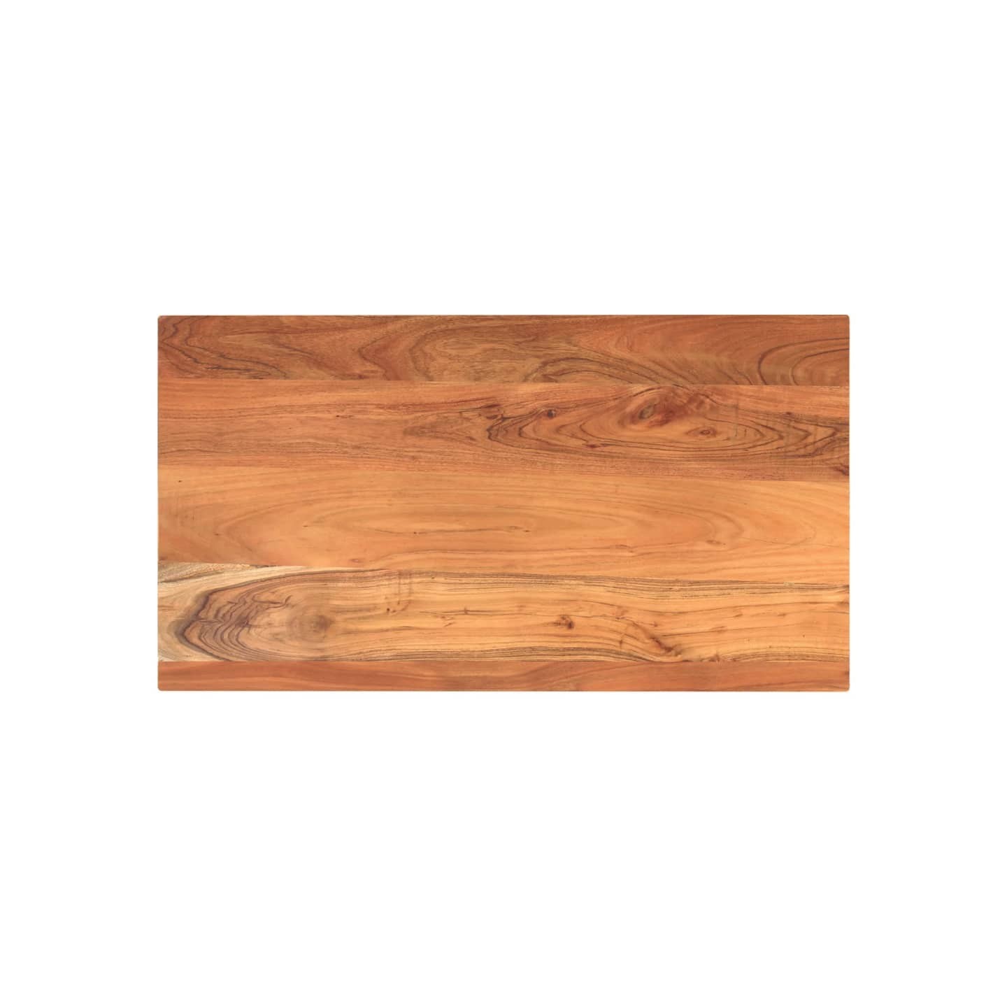 Dessus de table 110x50x3,8cm rectangulaire bois massif d'acacia