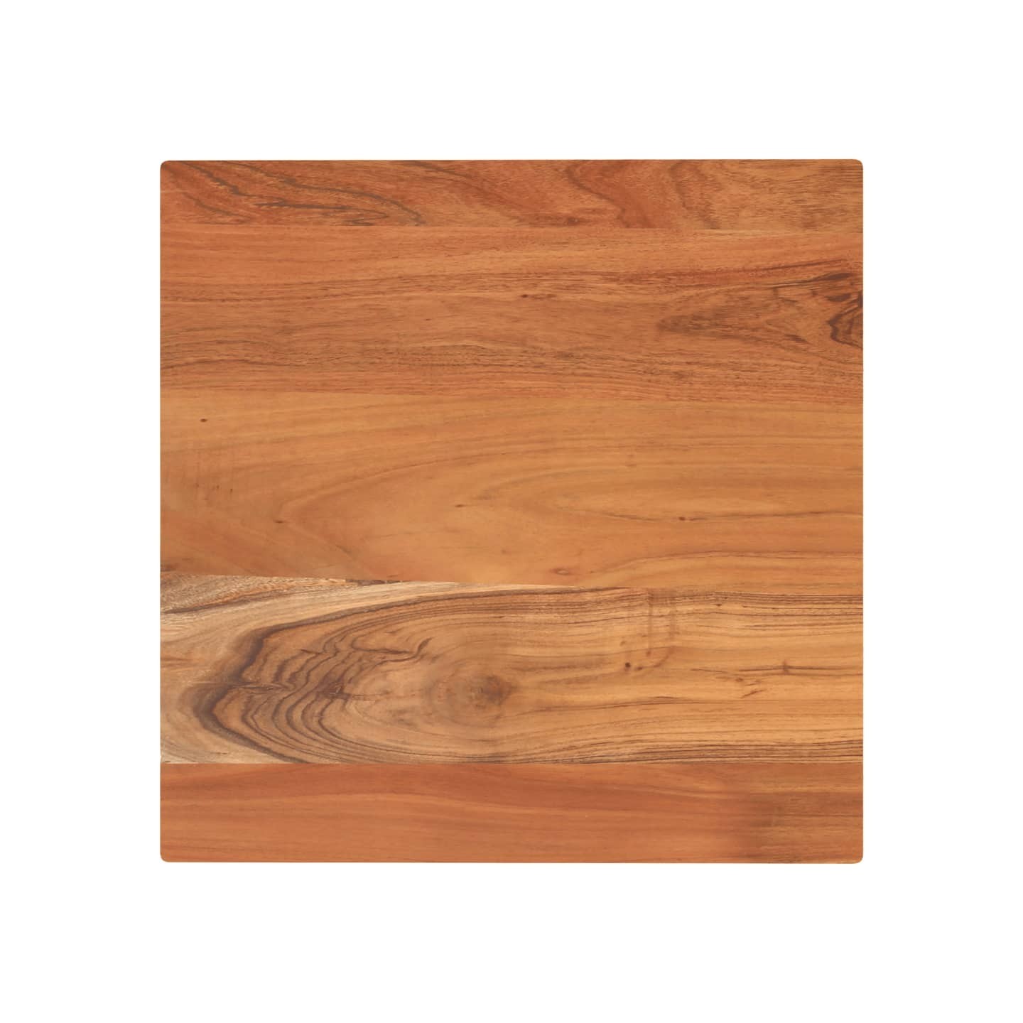Dessus de table 60x60x3,8 cm carré bois massif d'acacia