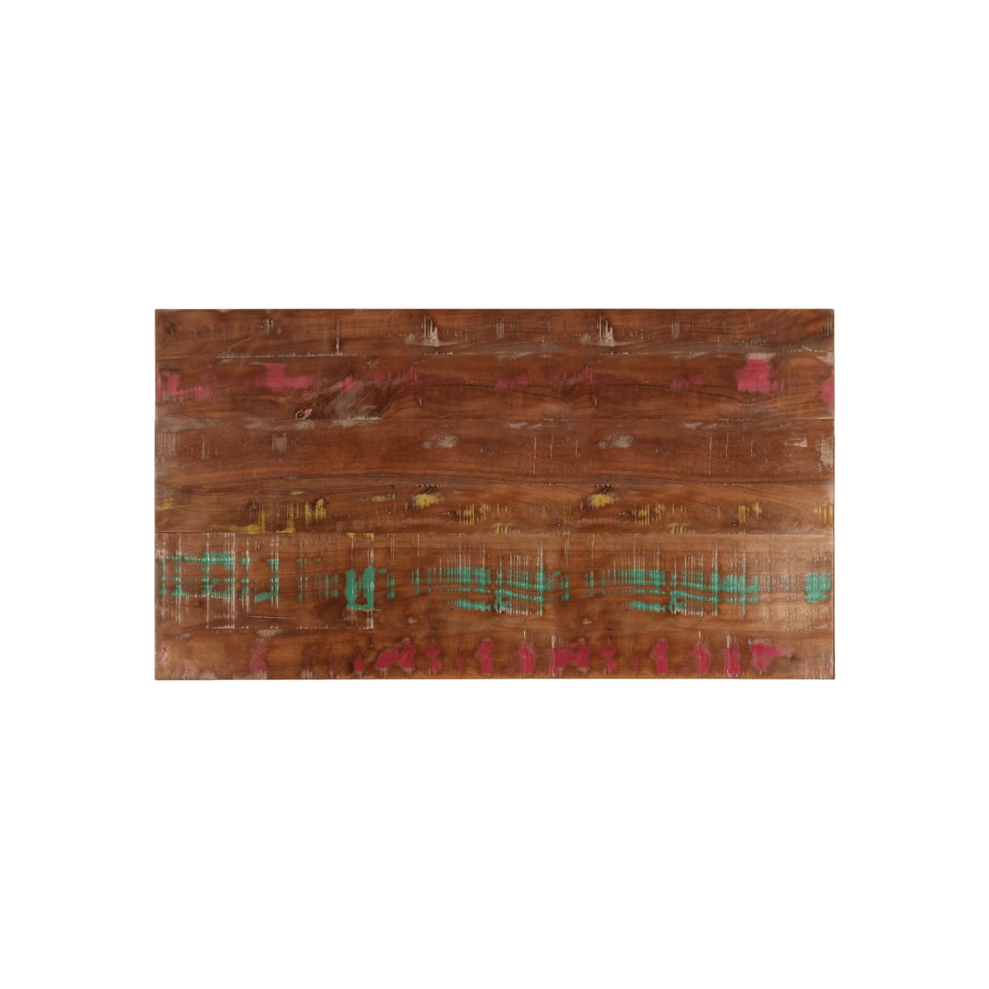 Dessus de table 110x50x2,5cm rectangulaire bois massif récupéré